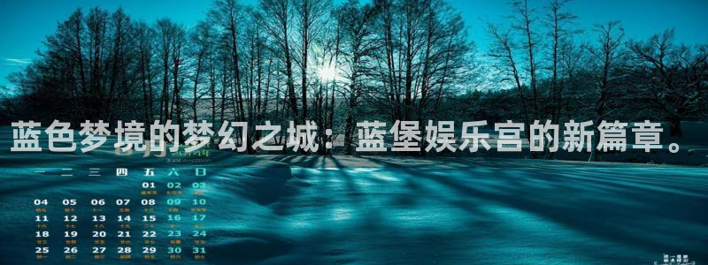 南宫NG.ccm：蓝色梦境的梦幻之城：蓝堡娱乐宫的新篇章。