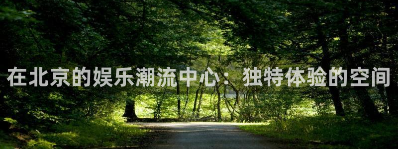 南宫NGccm麻将胡了：在北京的娱乐潮流中心：独特体验的空间