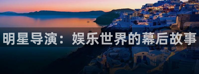 南宫NG：明星导演：娱乐世界的幕后故事