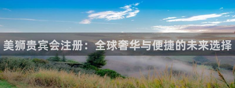壹号大舞台28国际大舞台：美狮贵宾会注册：全球奢华与便捷的未来选择